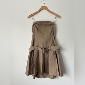 Francesca’s Pleated Denim Mini Dress